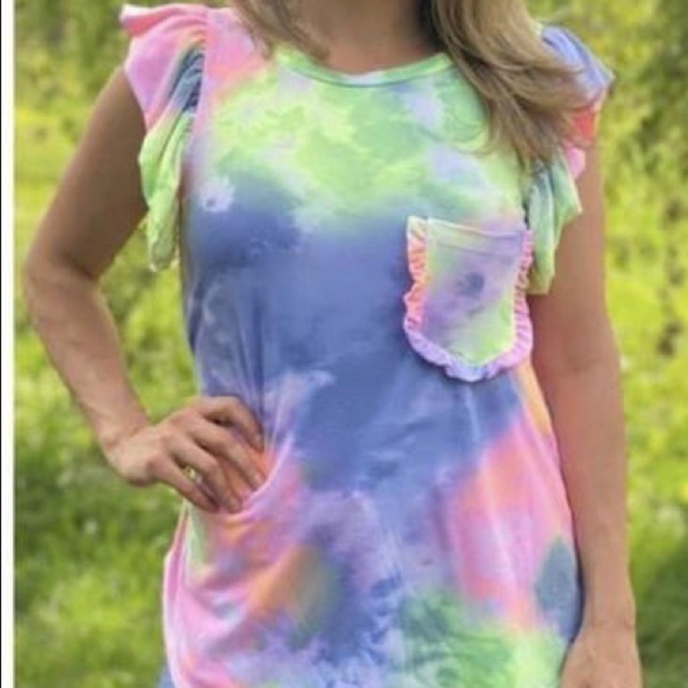 Loose fit tie-Dye top